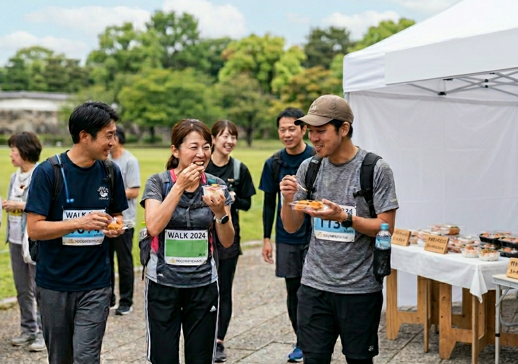 ⑤充実の補給食